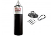 Boxsack MMA mit Hänger  130 cm / 35cm  